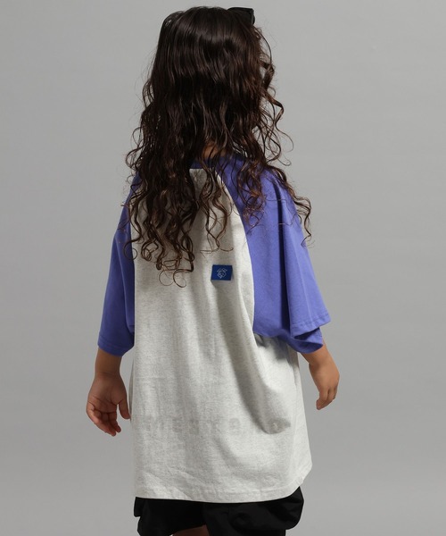 GEORGE'S(ジョージズ)の「【KIDS】ラグランロゴ Tシャツ(Tシャツ/カットソー・キッズ・ライトグレー系/ホワイト系・150cm/130cm/110cm)」の22枚目の写真