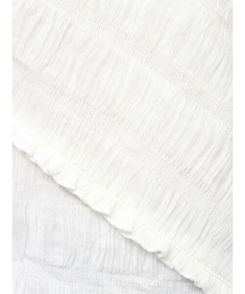 TONAL(トーナル)の「スモッキングJQアシメブラウス(シャツ/ブラウス・レディース・ブラック/ベビーピンク/オフホワイト・MEDIUM)」の19枚目の写真