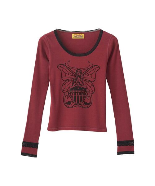 ＊HYSTERIC VIP CLUB ショート丈Tシャツ＊新品＊タグ付き＊ HYSTERIC GLAMOUR（ヒステリックグラマー）の「HYSTERIC VIP