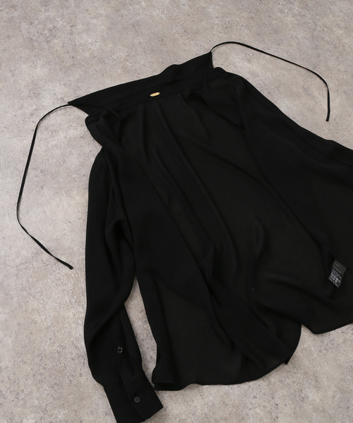 新品　未使用　トリアセシフォンシャツ トリアセ シフォン シャツ（シャツ/ブラウス）｜Deuxieme Classe