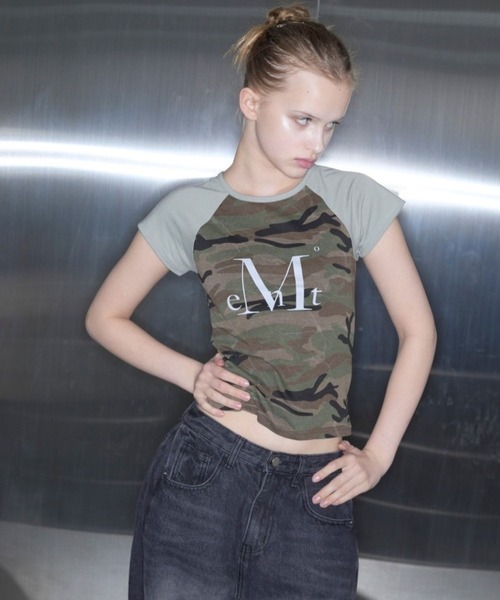 MUCENT（ムセント）の「MUCENT／カモＴ（Tシャツ/カットソー・レディース・チャコール/ベージュ・FREE）」の17枚目の写真