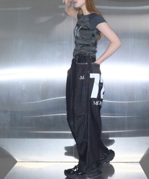 MUCENT（ムセント）の「MUCENT／カモＴ（Tシャツ/カットソー・レディース・チャコール/ベージュ・FREE）」の14枚目の写真