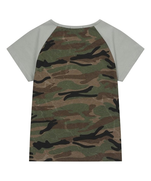 MUCENT（ムセント）の「MUCENT／カモＴ（Tシャツ/カットソー・レディース・チャコール/ベージュ・FREE）」の6枚目の写真