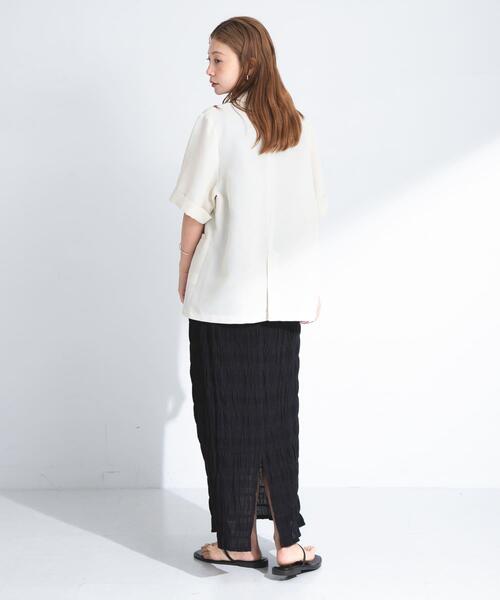 URBAN RESEARCH Sonny Label（アーバンリサーチサニーレーベル）の「コットンシャーリングIラインスカート（スカート・レディース・ブラウン/ブラック・FREE）」の15枚目の写真