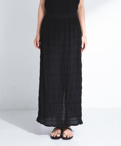 URBAN RESEARCH Sonny Label（アーバンリサーチサニーレーベル）の「コットンシャーリングIラインスカート（スカート・レディース・ブラウン/ブラック・FREE）」の16枚目の写真