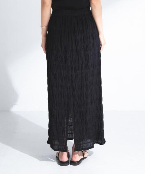 URBAN RESEARCH Sonny Label（アーバンリサーチサニーレーベル）の「コットンシャーリングIラインスカート（スカート・レディース・ブラウン/ブラック・FREE）」の18枚目の写真