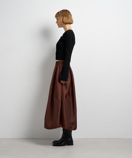 LANVIN en Bleu(ランバンオンブルー)の「バイカラーリブショートカーディガン(ニット/セーター・レディース・ブラック/レッド/ベージュ・38)」の19枚目の写真