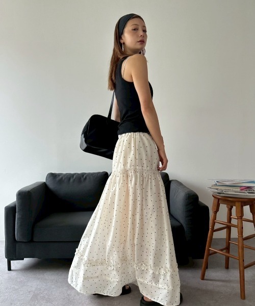 HANNE（アン）の「2PACKシアーリブタンクトップ（タンクトップ・レディース・ベージュ/ブラック/グレー・FREE）」の18枚目の写真