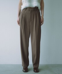 極美品【グリーンレーベルリラクシング】REDA生地　ノーカラー　ブラウン　パンツ Pants｜SUITS｜グリーンレーベル リラクシング（green label