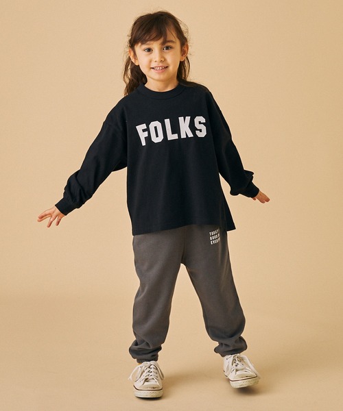 FOV（フォブ）の「FOV/フォブ FOLKS L/S Tシャツ（Tシャツ/カットソー・キッズ・チャコールグレー/ブラック/ベージュ系その他・S/M/L/XL）」の7枚目の写真