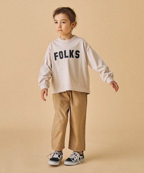 FOV（フォブ）の「FOV/フォブ FOLKS L/S Tシャツ（Tシャツ/カットソー・キッズ・チャコールグレー/ブラック/ベージュ系その他・S/M/L/XL）」の10枚目の写真