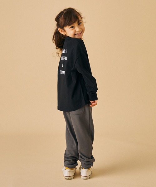 FOV（フォブ）の「FOV/フォブ FOLKS L/S Tシャツ（Tシャツ/カットソー・キッズ・チャコールグレー/ブラック/ベージュ系その他・S/M/L/XL）」の11枚目の写真