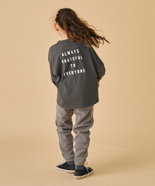 FOV（フォブ）の「FOV/フォブ FOLKS L/S Tシャツ（Tシャツ/カットソー・キッズ・チャコールグレー/ブラック/ベージュ系その他・S/M/L/XL）」の12枚目の写真