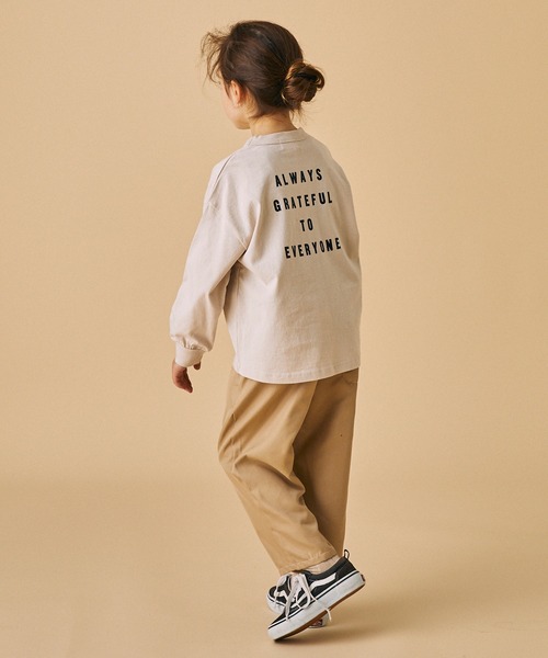 FOV（フォブ）の「FOV/フォブ FOLKS L/S Tシャツ（Tシャツ/カットソー・キッズ・チャコールグレー/ブラック/ベージュ系その他・S/M/L/XL）」の13枚目の写真