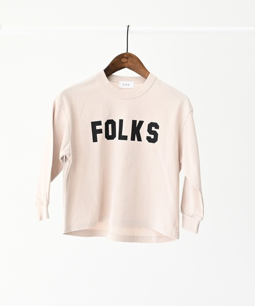FOV（フォブ）の「FOV/フォブ FOLKS L/S Tシャツ（Tシャツ/カットソー・キッズ・チャコールグレー/ブラック/ベージュ系その他・S/M/L/XL）」の16枚目の写真