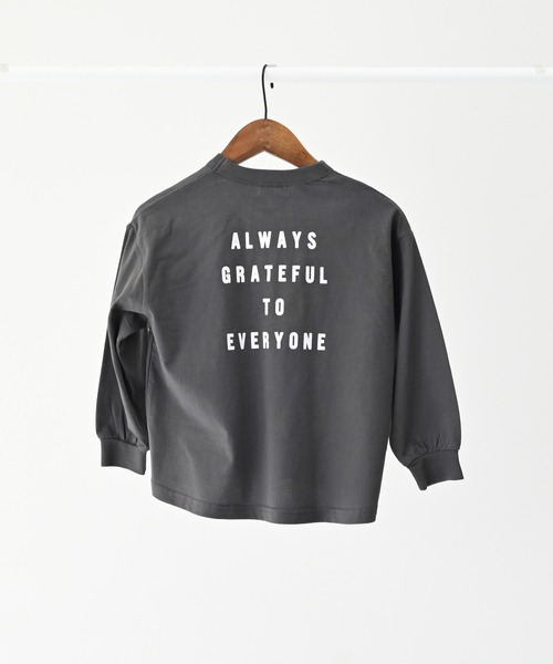 FOV（フォブ）の「FOV/フォブ FOLKS L/S Tシャツ（Tシャツ/カットソー・キッズ・チャコールグレー/ブラック/ベージュ系その他・S/M/L/XL）」の19枚目の写真