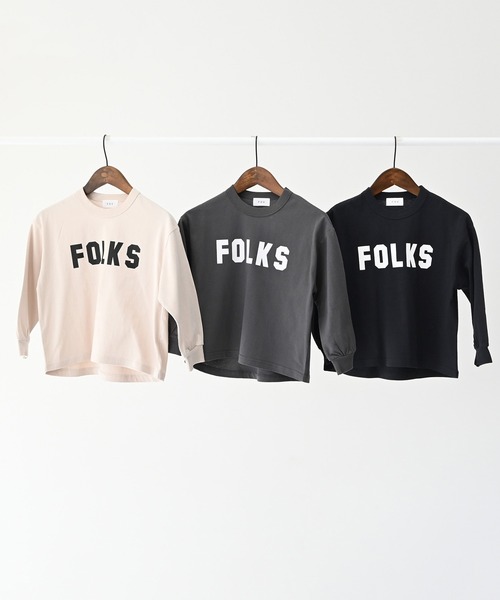 FOV（フォブ）の「FOV/フォブ FOLKS L/S Tシャツ（Tシャツ/カットソー・キッズ・チャコールグレー/ブラック/ベージュ系その他・S/M/L/XL）」の20枚目の写真