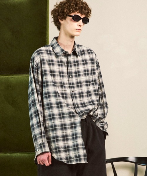 UNISEX》【Italian Dead Stock Fabric】Prime-Over Regular Collar