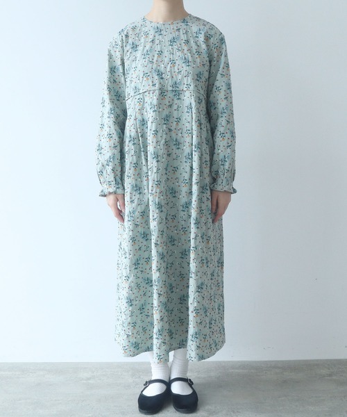 bulle de savon(ビュルデサボン)の「《early spring》はるの庭刺繍 ワンピース(ワンピース・レディース・セージグリーン/チャコールグレー・FREE)」の15枚目の写真