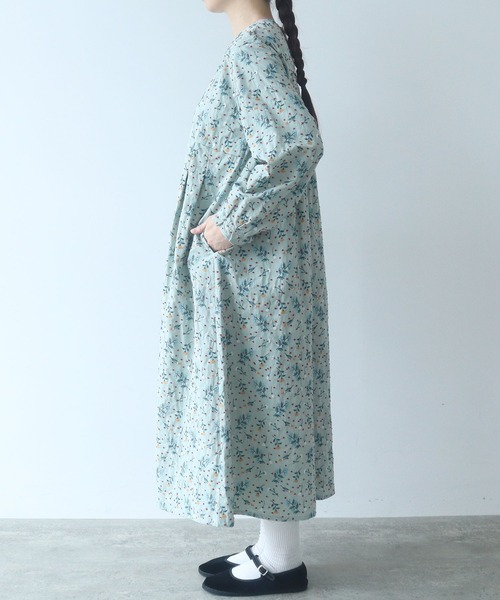 bulle de savon(ビュルデサボン)の「《early spring》はるの庭刺繍 ワンピース(ワンピース・レディース・セージグリーン/チャコールグレー・FREE)」の16枚目の写真