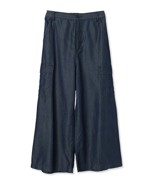 LE SOUK HOLIDAY(ルスークホリデー)の「デニムカーゴパンツ(その他パンツ・レディース・ネイビー・M/L)」の15枚目の写真