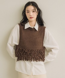 NEUNA（ヌナ）の「フリンジベスト（ベスト）」