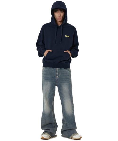 OY(オーワイ)の「『OY/オーワイ』CUTOUT PATCH HOODIE/カットアウトパッチプルオーバーパーカー(パーカー・レディース・ブラック/ネイビー・L/M)」の16枚目の写真