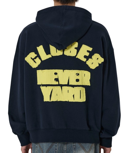 OY(オーワイ)の「『OY/オーワイ』CUTOUT PATCH HOODIE/カットアウトパッチプルオーバーパーカー(パーカー・レディース・ブラック/ネイビー・L/M)」の14枚目の写真