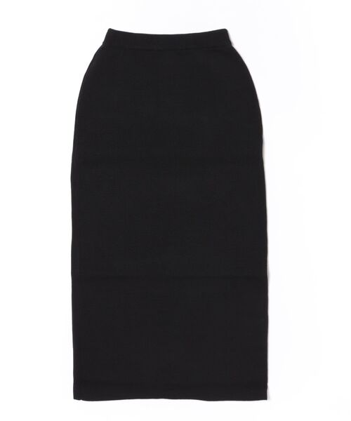 TRUNC（トランクエイティーエイト）の「Dry touch Knit Skirt（スカート・レディース・ブラック/ブラウン・FREE）」の3枚目の写真