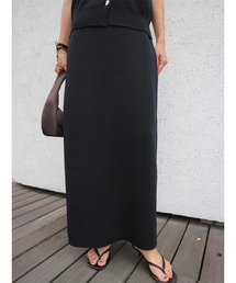 TRUNC | Dry touch Knit Skirt(スカート)