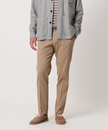 UNITED ARROWS | ピケ ガーメントダイ スリムテーパード ノープリーツパンツ(その他パンツ)