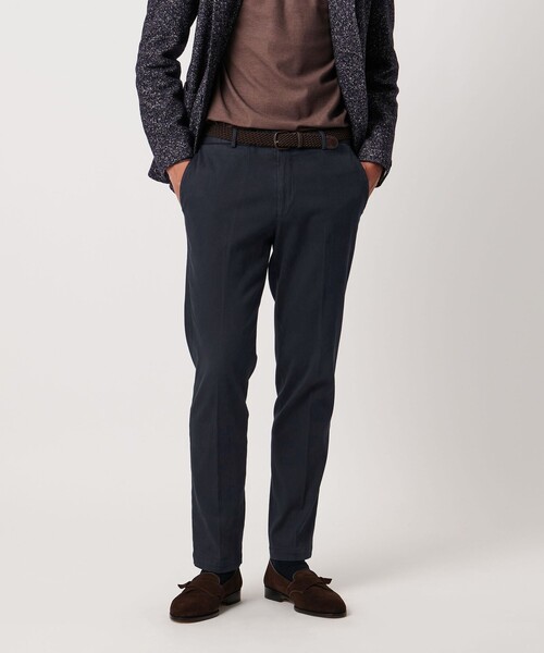 UNITED ARROWS（ユナイテッドアローズ）の「ピケ ガーメントダイ スリムテーパード ノープリーツパンツ（その他パンツ・メンズ・ベージュ/ネイビー/ダークグレー/ナチュラル・44/46/48/50/52）」の4枚目の写真