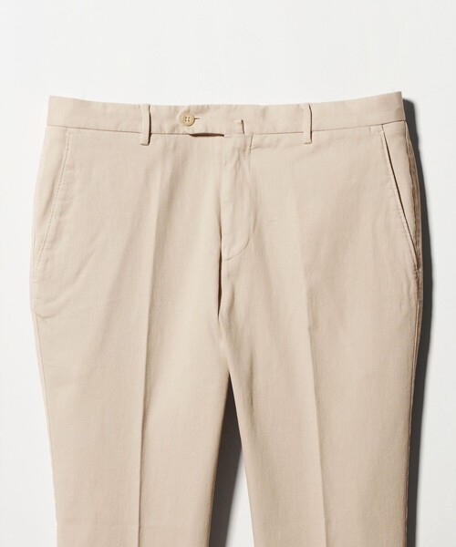 UNITED ARROWS（ユナイテッドアローズ）の「ピケ ガーメントダイ スリムテーパード ノープリーツパンツ（その他パンツ・メンズ・ベージュ/ネイビー/ダークグレー/ナチュラル・44/46/48/50/52）」の12枚目の写真