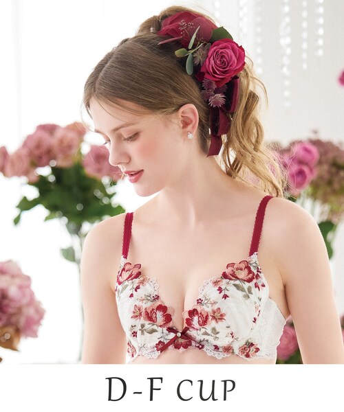 セール】サリー ブラジャー （D-F） ＜V Make Type＞（ブラジャー
