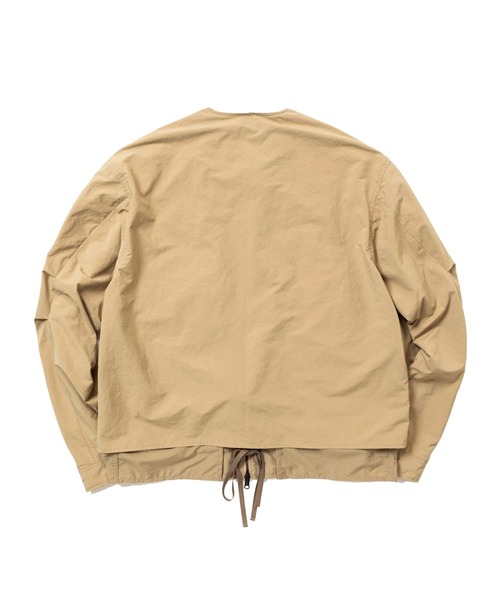 meanswhile（ミーンズワイル）の「Paper Touch Reversible 4Way JKT（MA-1・メンズ・ネイビー/ベージュ/ブラック・3(L)/2(M)）」の6枚目の写真