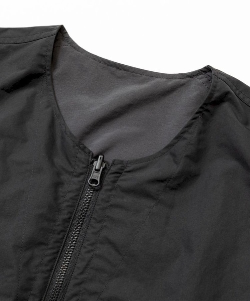 meanswhile（ミーンズワイル）の「Paper Touch Reversible 4Way JKT（MA-1・メンズ・ネイビー/ベージュ/ブラック・3(L)/2(M)）」の20枚目の写真