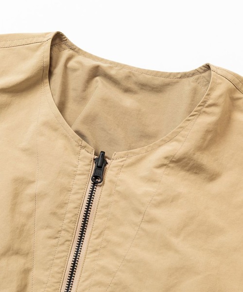 meanswhile（ミーンズワイル）の「Paper Touch Reversible 4Way JKT（MA-1・メンズ・ネイビー/ベージュ/ブラック・3(L)/2(M)）」の12枚目の写真