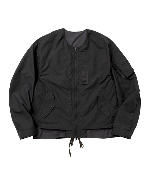 meanswhile（ミーンズワイル）の「Paper Touch Reversible 4Way JKT（MA-1・メンズ・ネイビー/ベージュ/ブラック・3(L)/2(M)）」の14枚目の写真