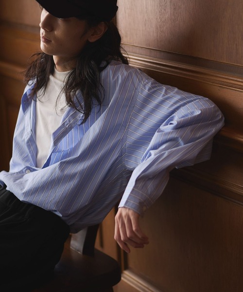 CRAFT STANDARD BOUTIQUE(クラフトスタンダードブティック)の「ショート丈ブロードシャツ(シャツ/ブラウス・メンズ・ホワイト/ブルー/チャコールグレー/グレー/ブルー系その他6・M/L/S)」の17枚目の写真