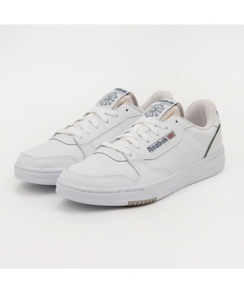 Reebok(リーボック)の「フェーズ コート / PHASE COURT(スニーカー・メンズ・ホワイト×ブルー/ホワイト・22.5cm/23.0cm/23.5cm/24.5cm/24.0cm/25.0cm/25.5cm/26.0cm/26.5cm/27.0cm/27.5cm/28.0cm/28.5cm/29.0cm/30.0cm)」の3枚目の写真