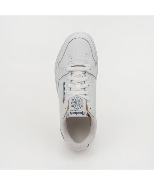 Reebok(リーボック)の「フェーズ コート / PHASE COURT(スニーカー・メンズ・ホワイト×ブルー/ホワイト・22.5cm/23.0cm/23.5cm/24.5cm/24.0cm/25.0cm/25.5cm/26.0cm/26.5cm/27.0cm/27.5cm/28.0cm/28.5cm/29.0cm/30.0cm)」の4枚目の写真