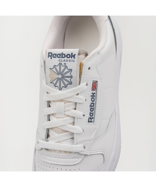 Reebok(リーボック)の「フェーズ コート / PHASE COURT(スニーカー・メンズ・ホワイト×ブルー/ホワイト・22.5cm/23.0cm/23.5cm/24.5cm/24.0cm/25.0cm/25.5cm/26.0cm/26.5cm/27.0cm/27.5cm/28.0cm/28.5cm/29.0cm/30.0cm)」の7枚目の写真