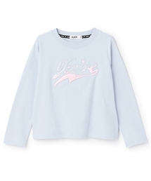 X-girl Stages | 【TBSドラマ フェイクマミー 着用アイテム】PVCロゴ長袖Tシャツ(Tシャツ/カットソー)