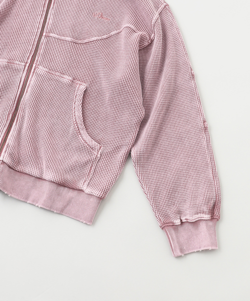 DIME / ダイム PREMIUM WAFFLE ZIP-HOODIE（パーカー）｜DIME（ダイム