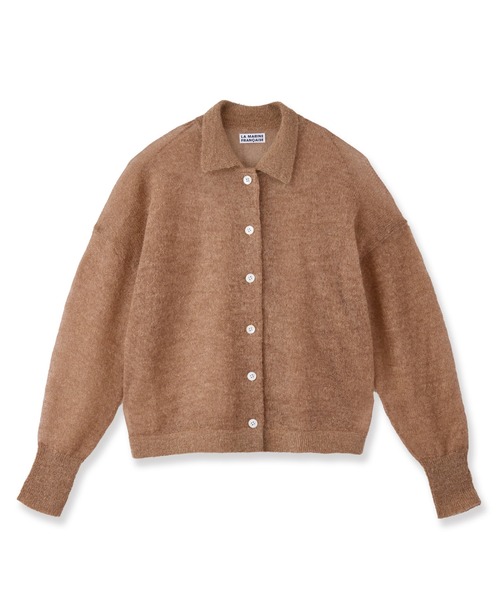 LA MARINE FRANCAISE（マリン フランセーズ）の「モヘアポロカーディガン（ニット/セーター・レディース・ベージュ/ネイビー/ブルー・FREE）」の2枚目の写真