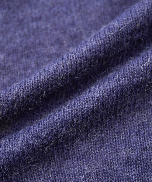 LA MARINE FRANCAISE（マリン フランセーズ）の「モヘアポロカーディガン（ニット/セーター・レディース・ベージュ/ネイビー/ブルー・FREE）」の6枚目の写真