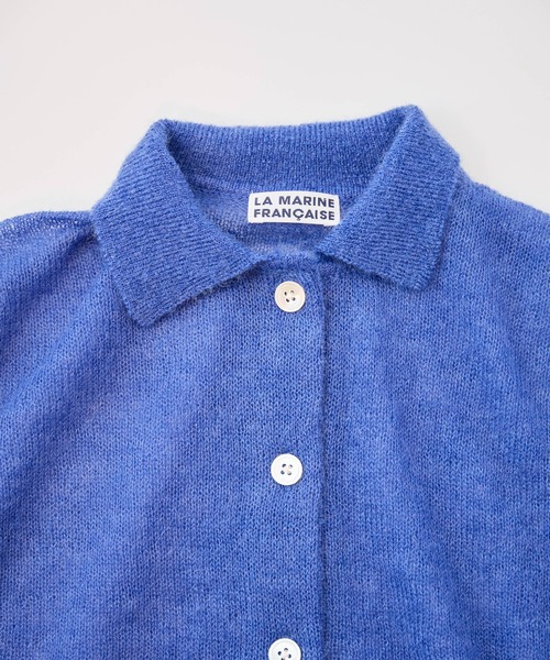 LA MARINE FRANCAISE（マリン フランセーズ）の「モヘアポロカーディガン（ニット/セーター・レディース・ベージュ/ネイビー/ブルー・FREE）」の8枚目の写真