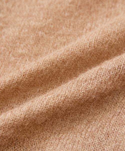 LA MARINE FRANCAISE（マリン フランセーズ）の「モヘアポロカーディガン（ニット/セーター・レディース・ベージュ/ネイビー/ブルー・FREE）」の4枚目の写真