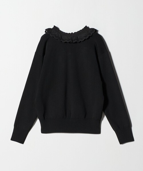 セール】スカラップ レース フリル ニット‐ウォッシャブル‐（ニット