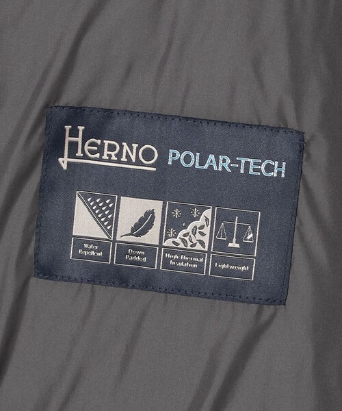 HERNO（ヘルノ）の「＜HERNO＞フーディ ダウンジャケット（ダウンジャケット/コート・メンズ・ブラック/ダークグレー・48/50）」の11枚目の写真